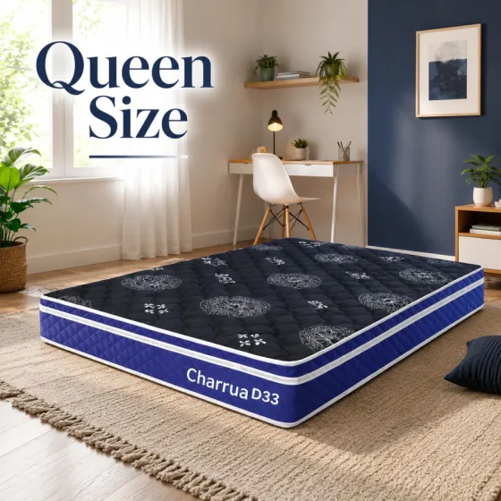 Colch&oacute;n Charr&uacute;a Ortop&eacute;dico Queen Size